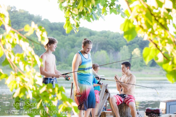 Fishing at the Cabin | Eco cabins